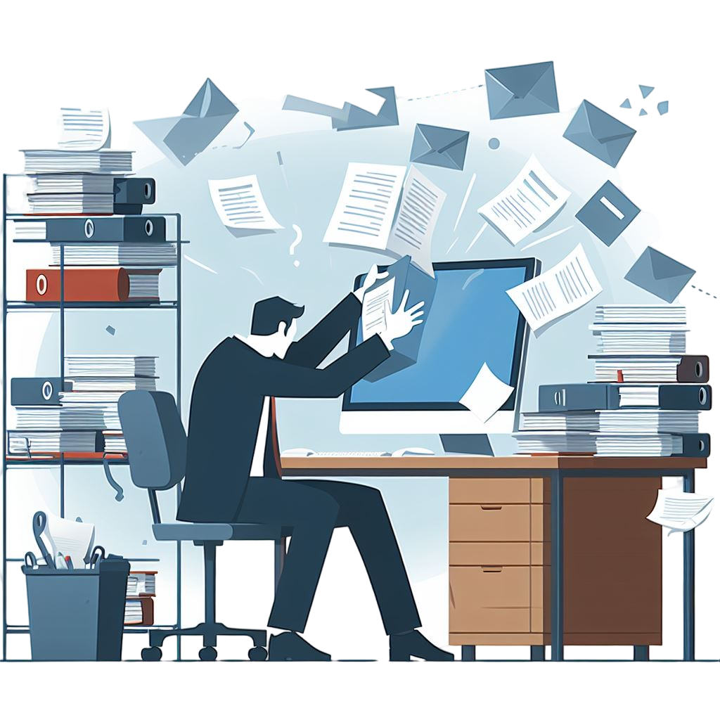 difficulty organizing